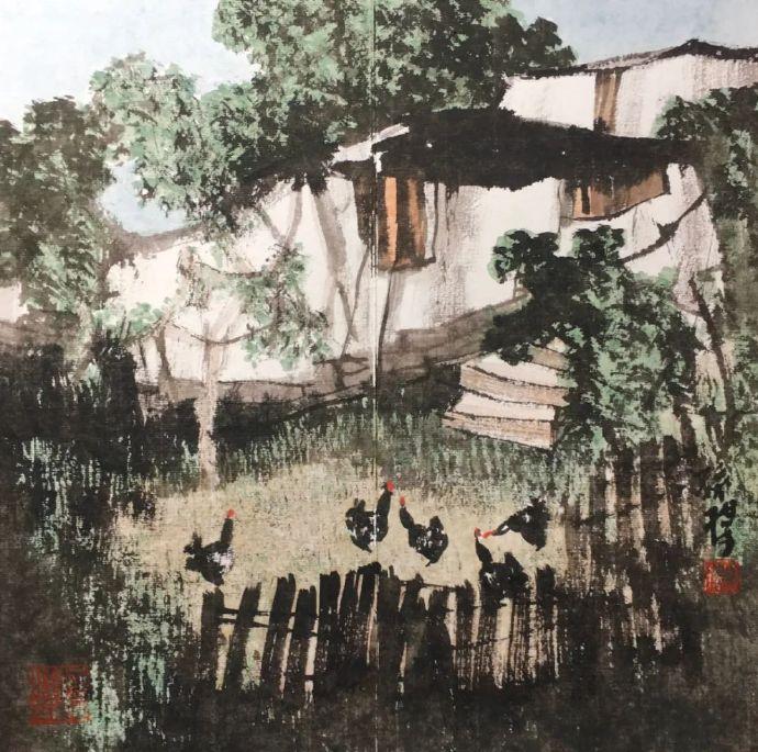 油画山水风景画高清图片大全