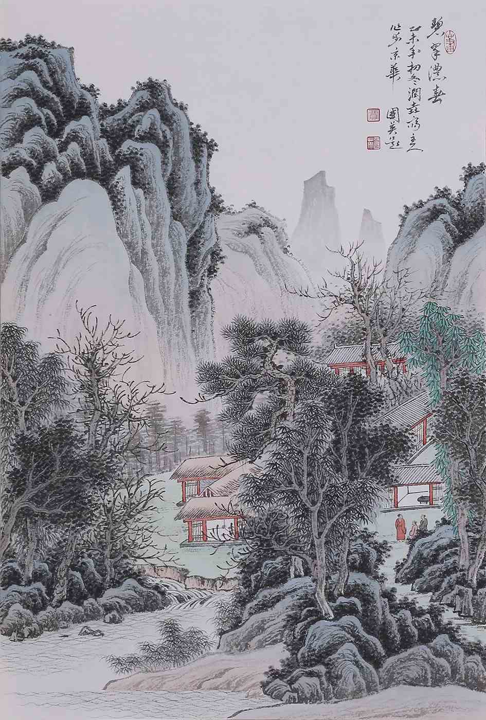 探索中国山水画的意境之美 —— 国画精品的赏析与鉴赏