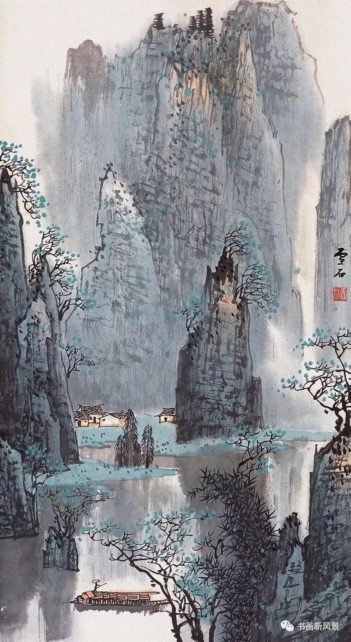 山水之美，尽在画中游——探寻那些令人心动的山水画图片