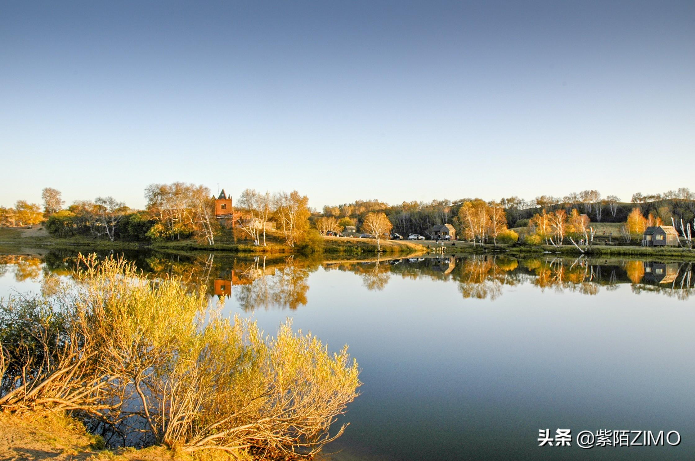 夕阳下的温柔，油画棒画夕阳创作教程