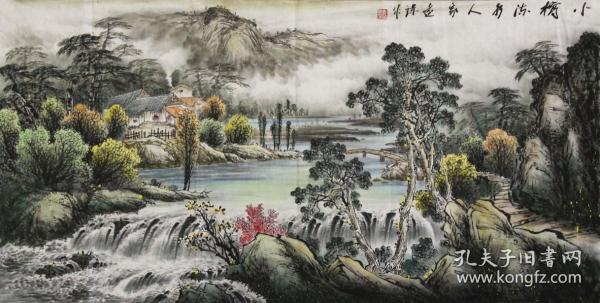 小桥流水绘就的诗意山水画