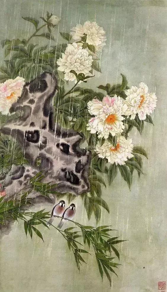 牡丹国色天香，国画牡丹作品图片大全集赏析