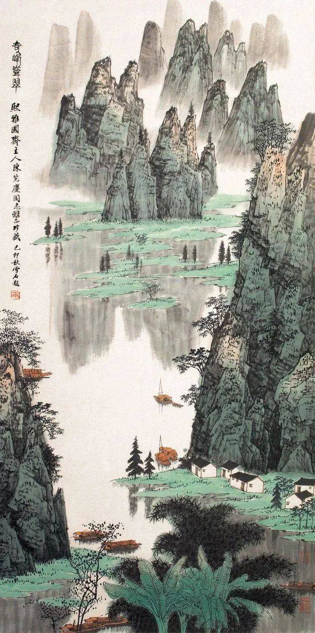 山水之美，尽在此画——探寻最漂亮的山水画的奥秘