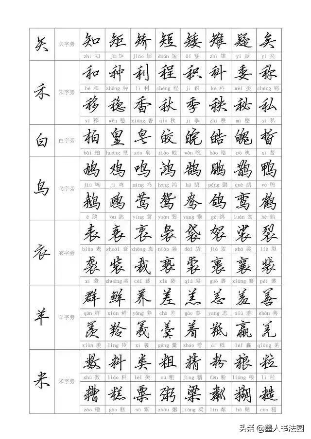 小学硬笔书法作品图片，一笔一划间，传承文化的韵味