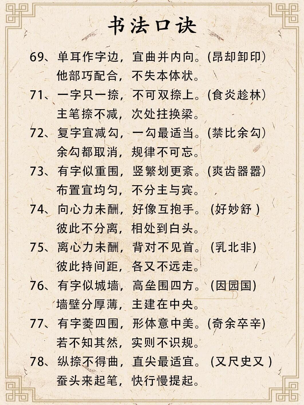 探索书法之美，行书36字口诀的奥秘