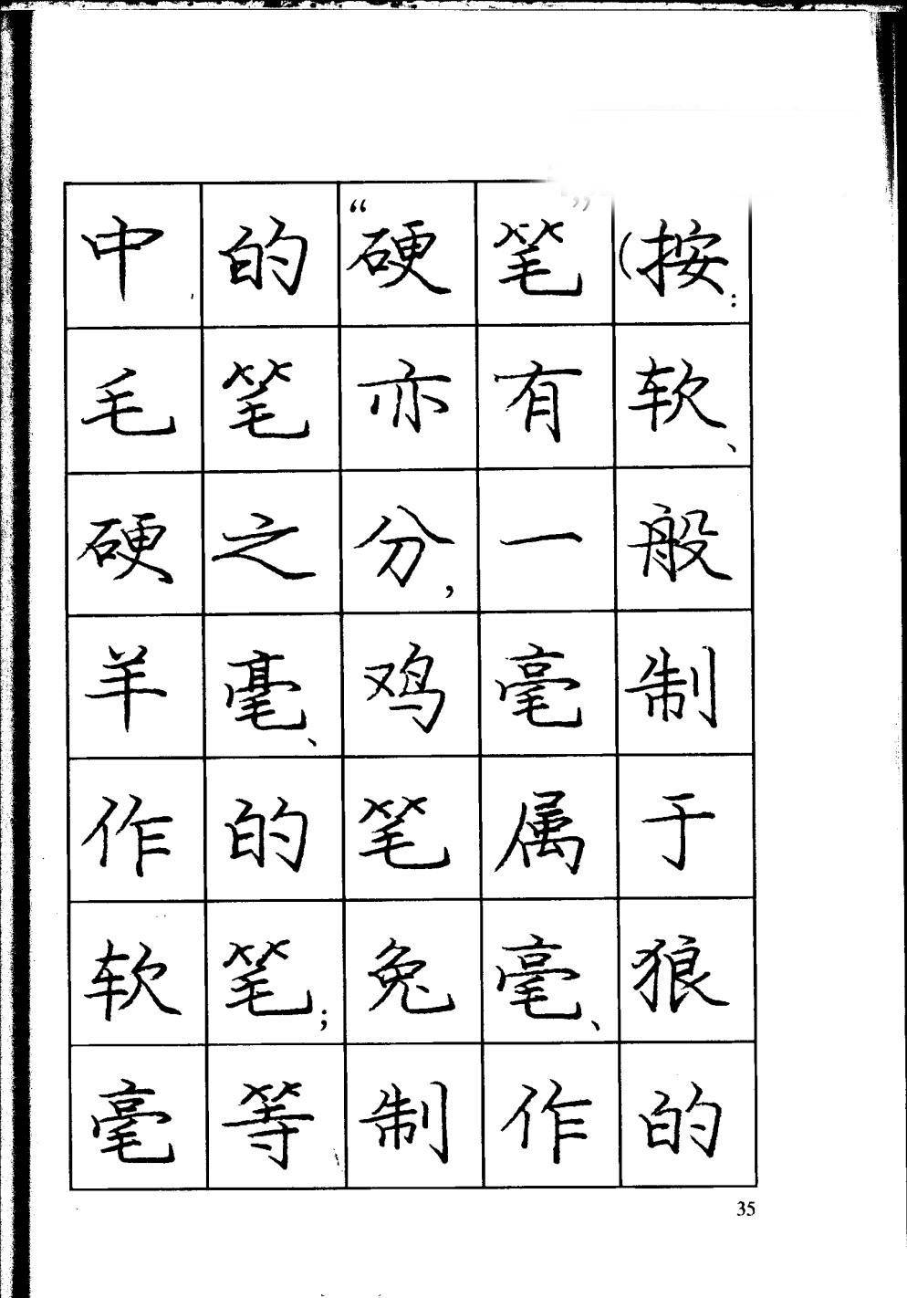 常用字行草书对照字帖，书法之美，传统之韵