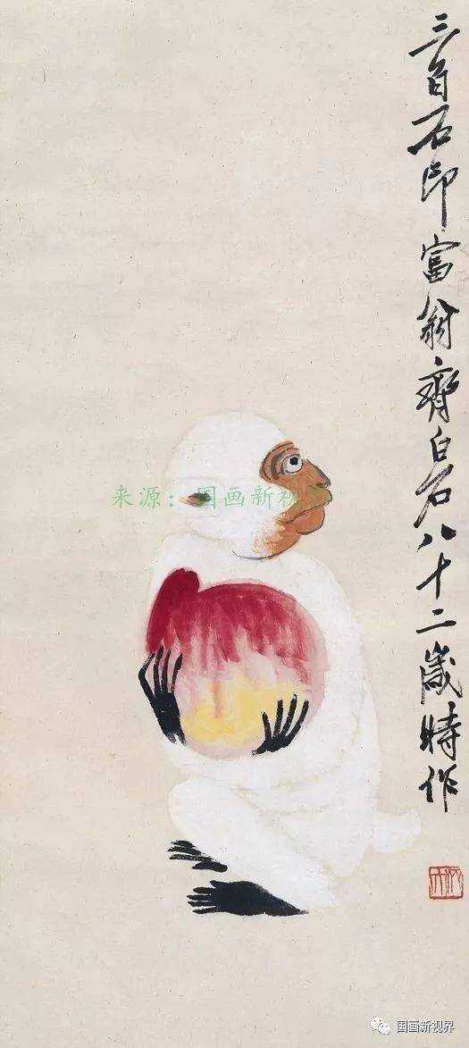 齐白石100幅精品，笔墨丹青绘生活