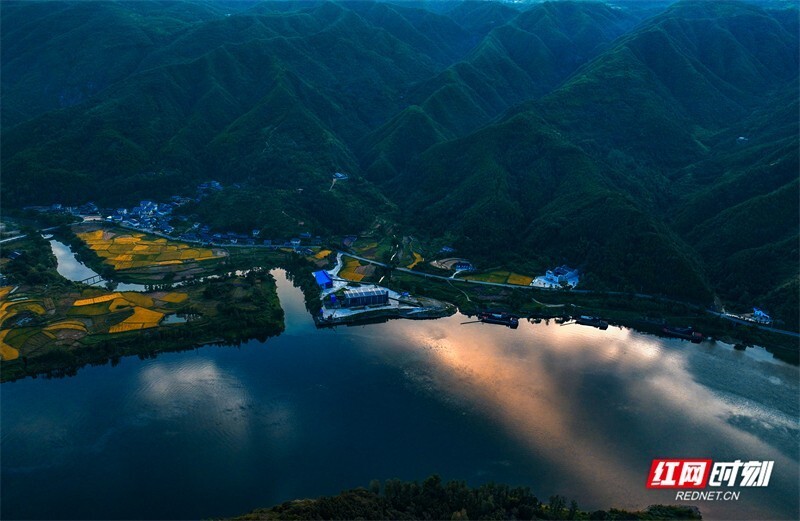 自然山水之美，高清图片中的诗意栖居