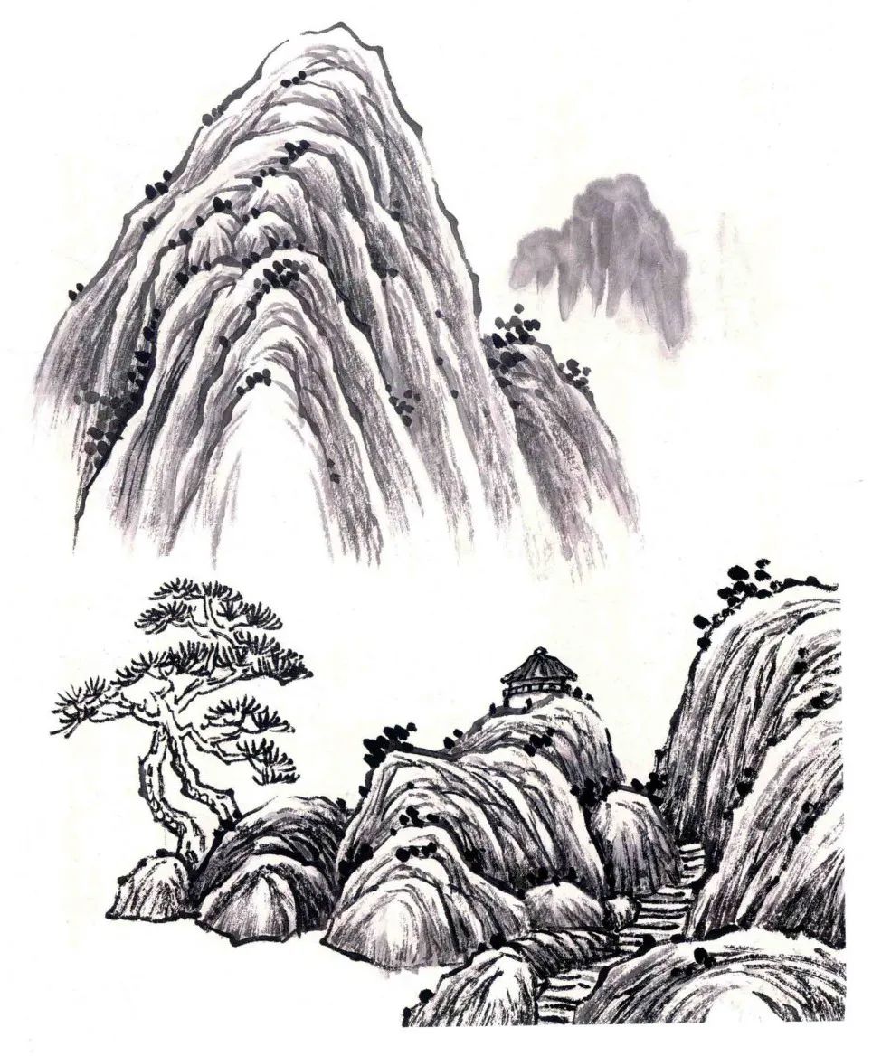 中国画山水，简单入门指南