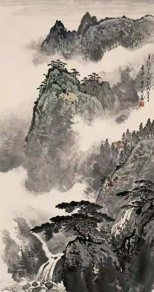 探索中国山水画的意境之美，著名山水画图片赏析