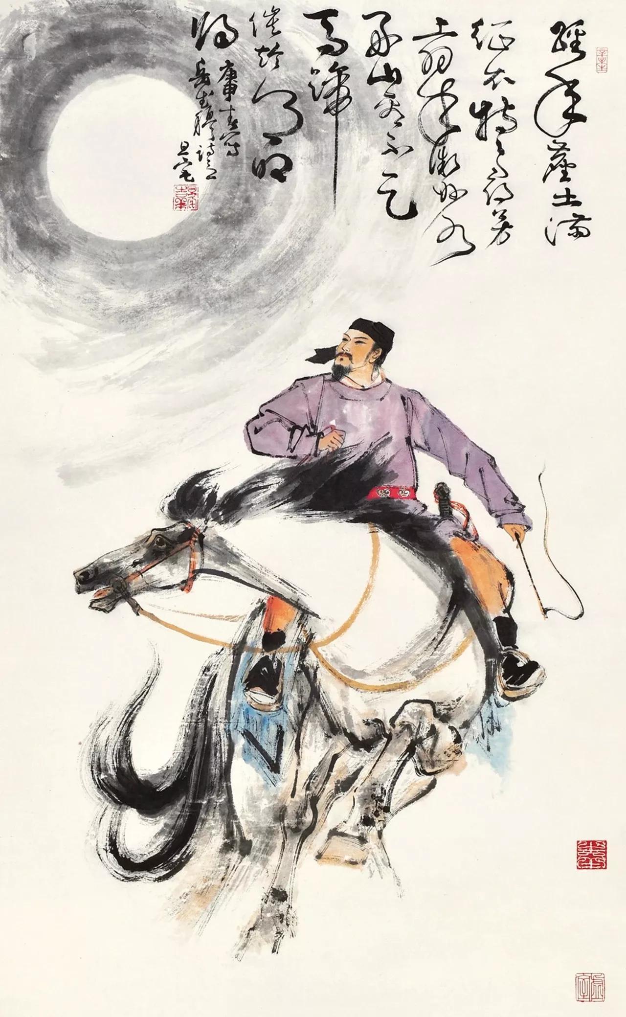 画马神韵，探索中国画坛的马之大师与不朽之作