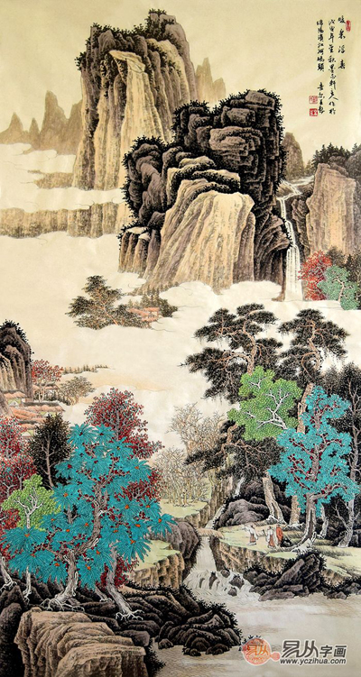 山水画中的吉祥之韵，探寻最吉利的山水画