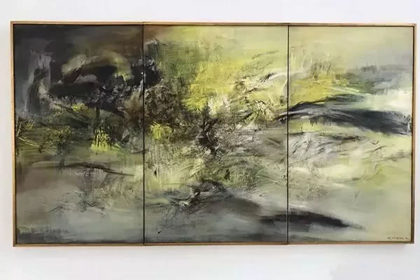 探索赵无极，油画作品中的诗意与哲思