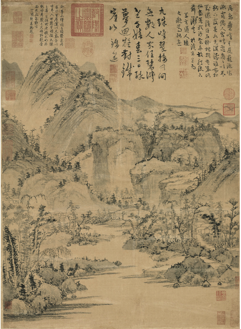 探秘中国艺术瑰宝，中国十大名画之首富春山居图