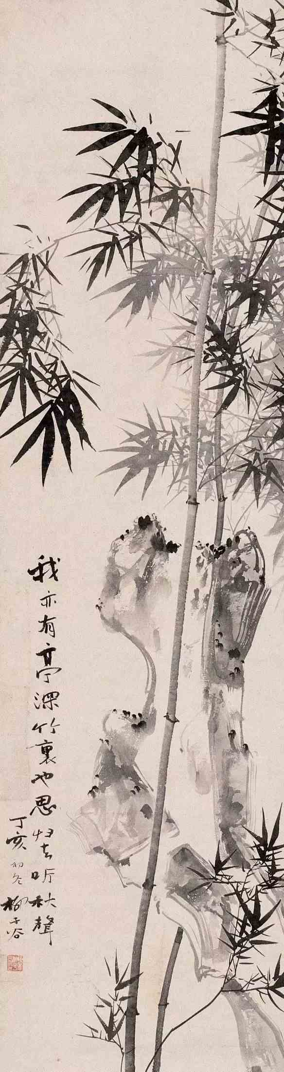 竹韵墨香，国画竹子题字的文化意蕴与艺术魅力