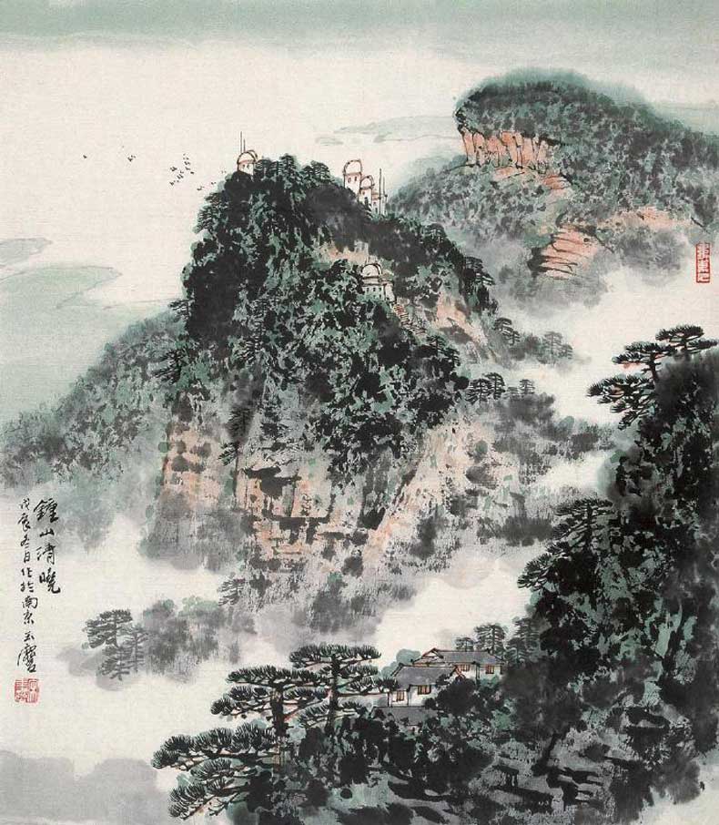 宋玉麟山水画，笔墨间的自然与哲思