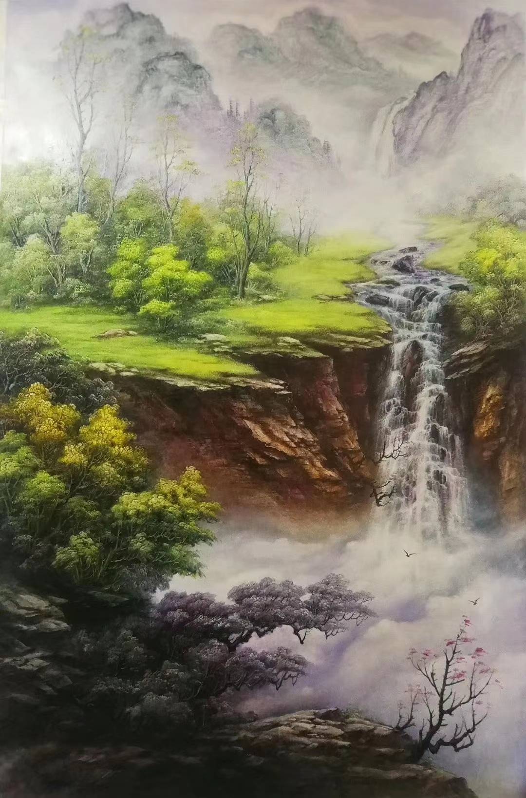 齐白石山水画，笔墨间的自然韵律与人文情怀