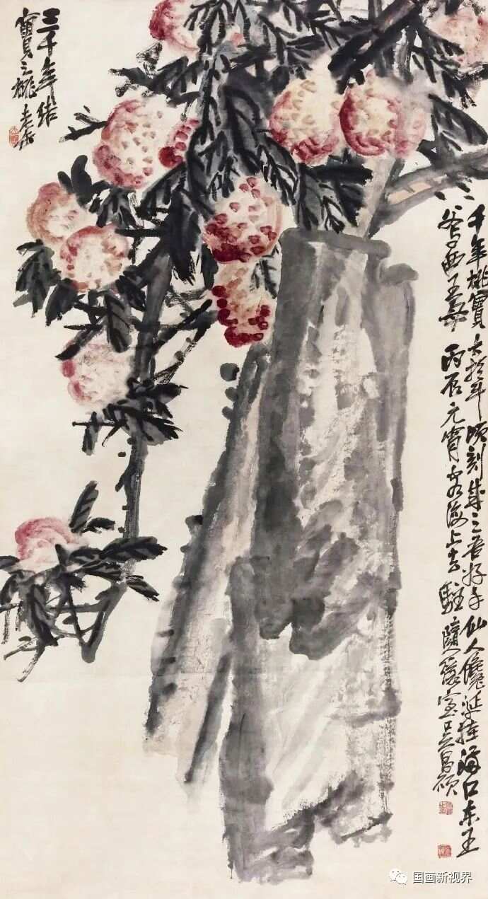 吴昌硕精品国画100幅，笔墨丹青，尽显大师风范