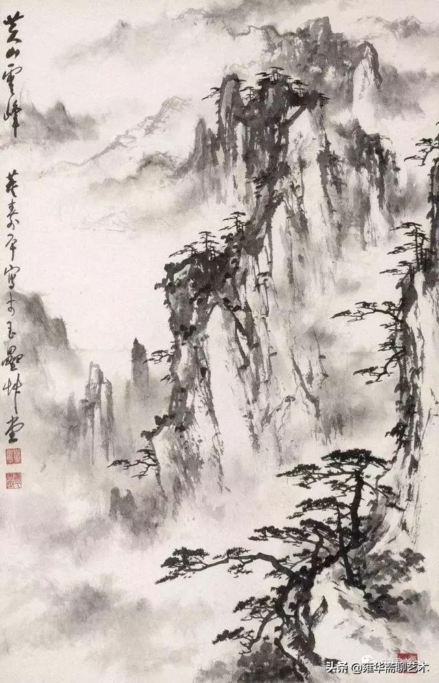 圆融之境，圆形国画山水图片的意境与美学