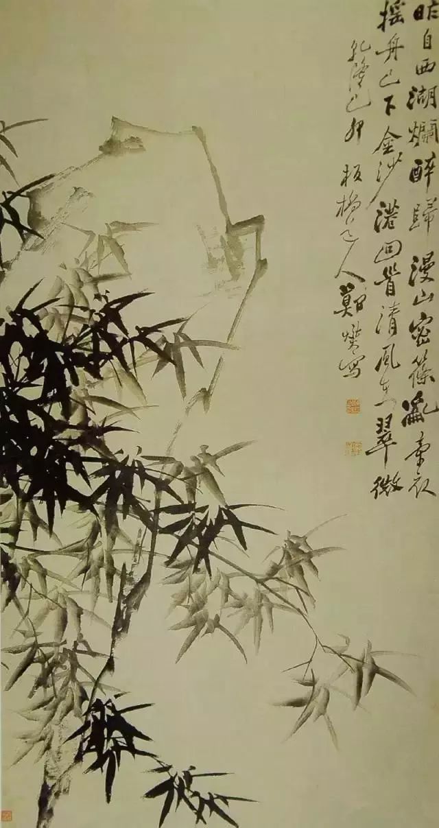 竹影清风，竹子国画作品大全赏析