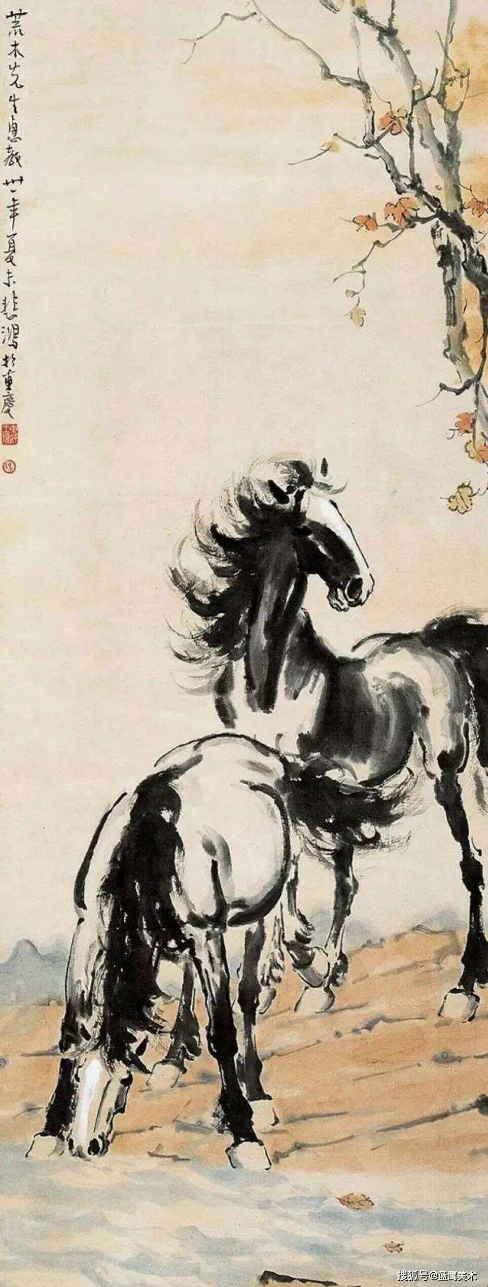 现代擅长画马的画家，笔墨间的骏马传奇