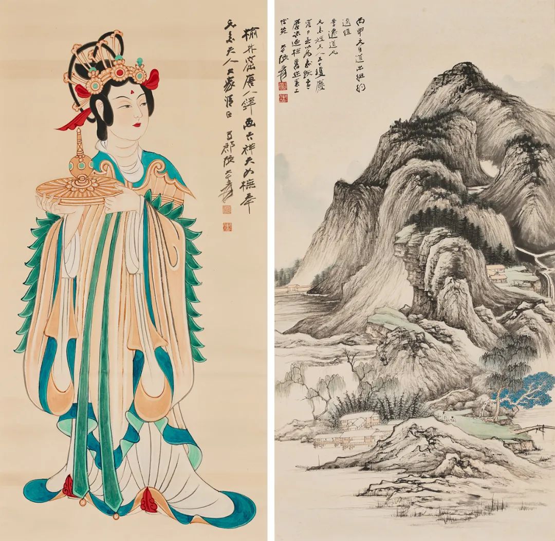 笔墨丹青绘花鸟，大师风范传千秋——记中国花鸟画大师张大千的艺术成就与影响