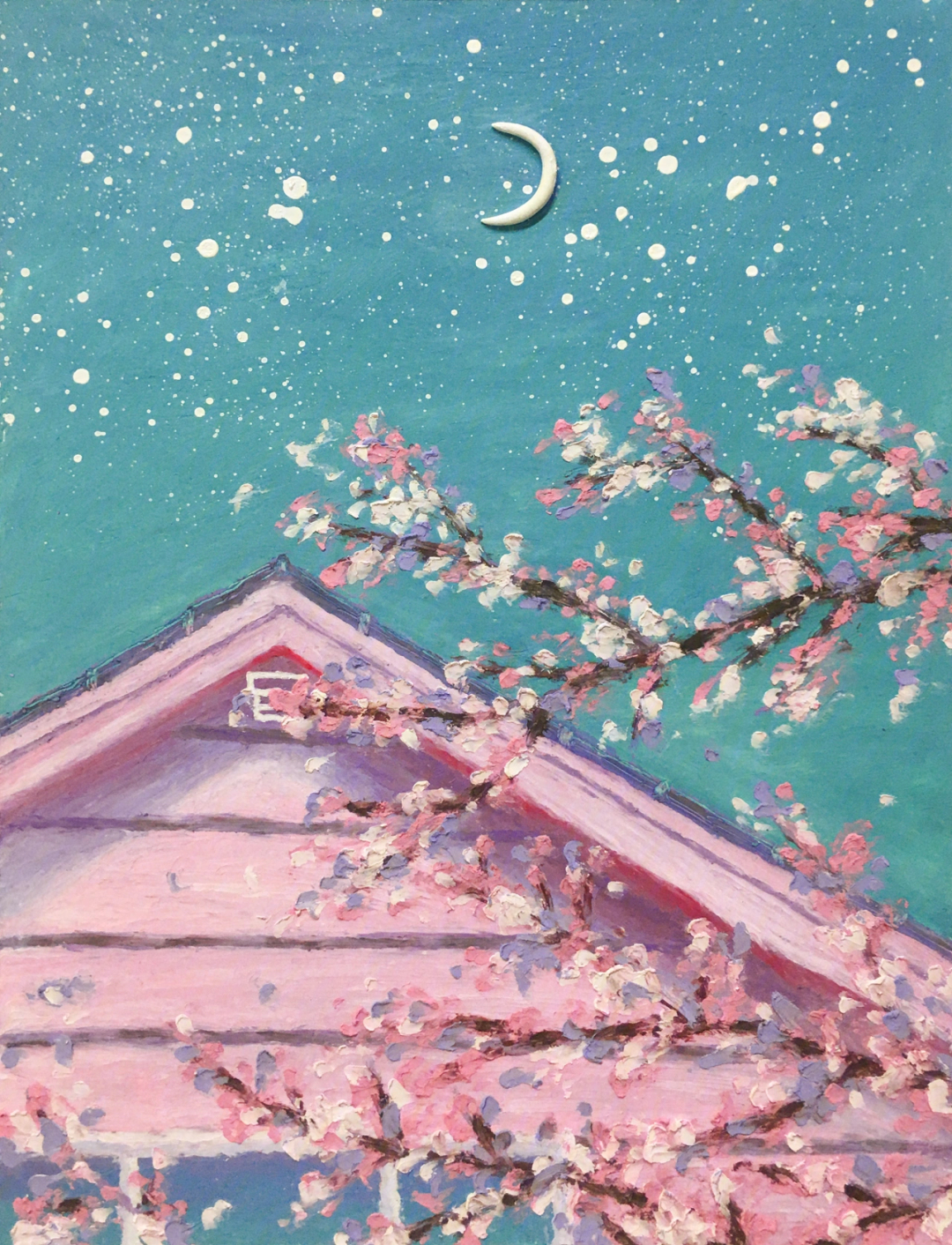 樱花星空