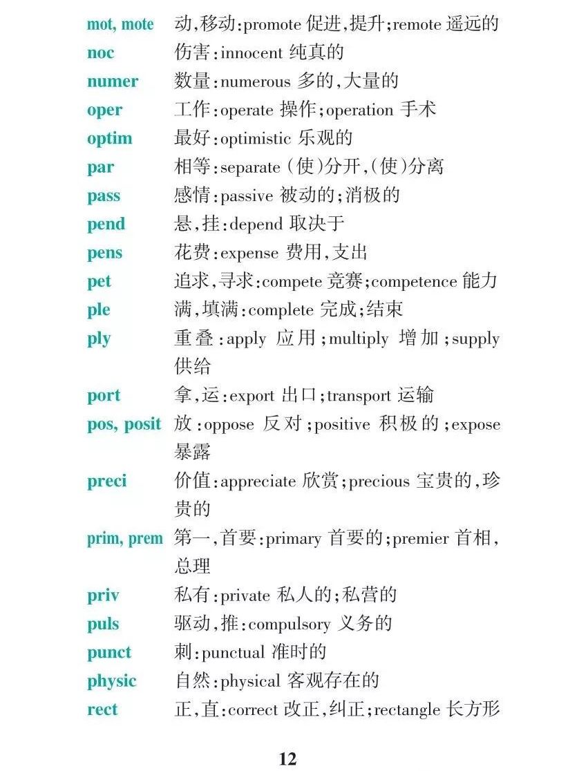 速记3000单词