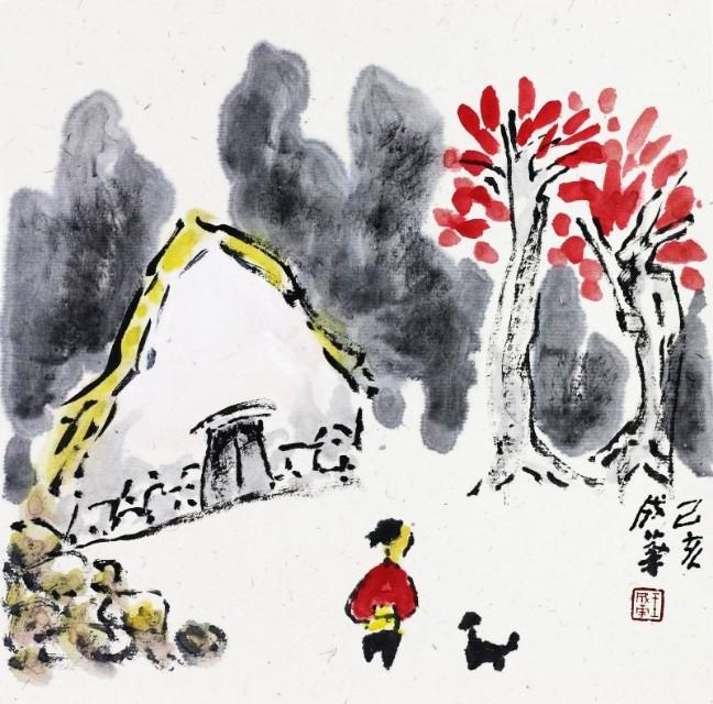 儿童简易山水画，启迪童心，探索自然之美