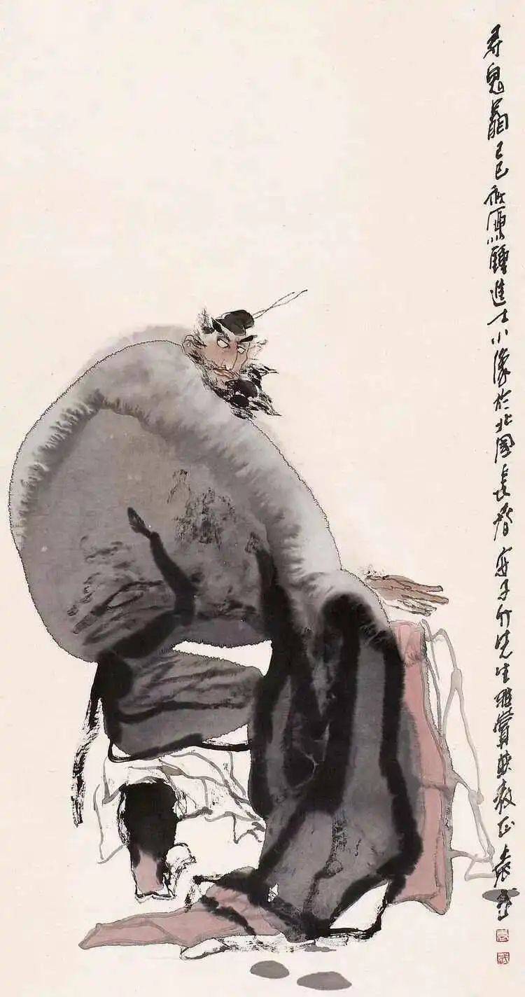 大写意人物画精品，笔墨间的灵魂与意境