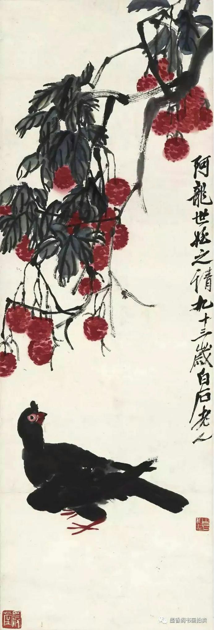 齐白石，最擅长的画——花鸟画与虫鱼之趣