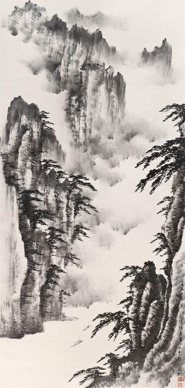 探索中国画山水画法的艺术魅力