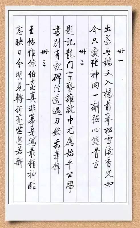 小楷硬笔书法作品，笔尖下的细腻艺术