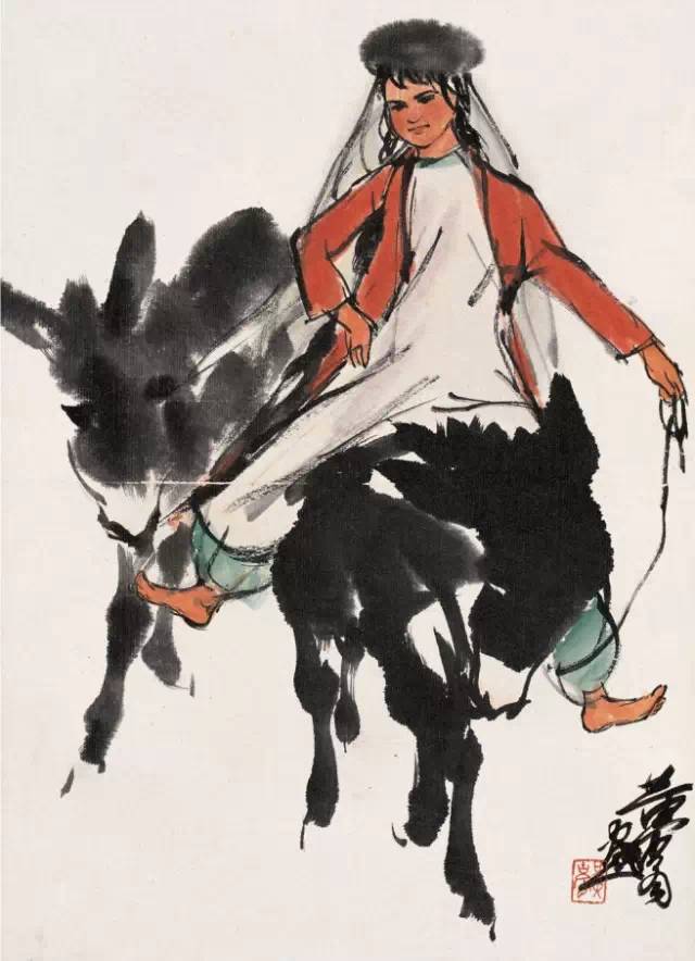 擅长画驴的画家，黄胄的艺术传奇