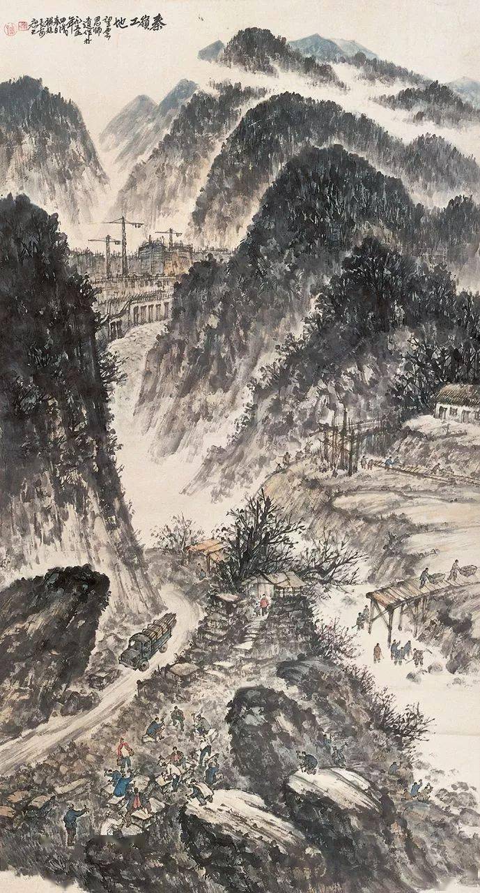 探寻古风之韵，水墨山水画图片大全的精品赏析