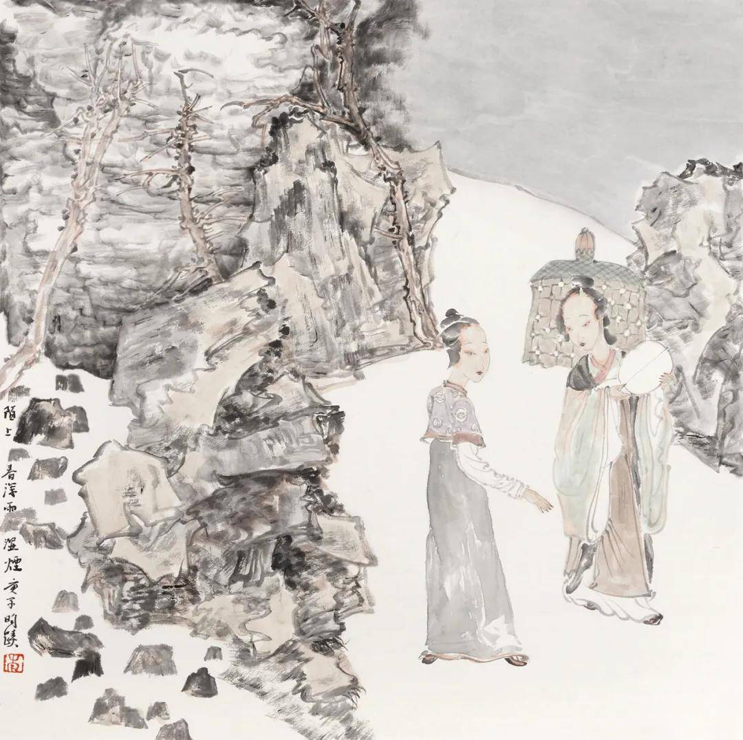 探寻中国画之韵——小写意人物画的美学探索