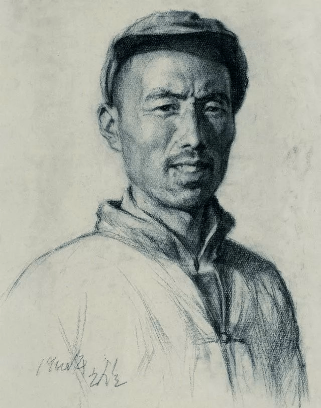 靳尚谊素描头像，艺术与技术的完美融合
