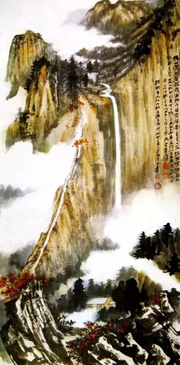 探秘张大千山水作品的意境之美