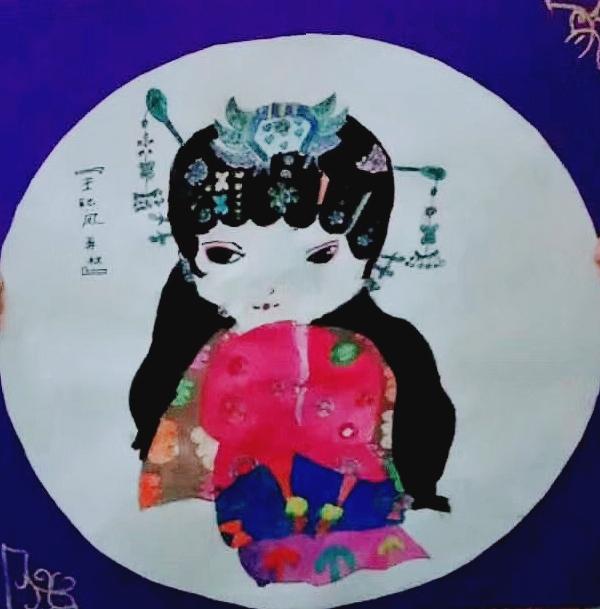 探索传统与童真的交融，国画作品与儿童画的奇妙碰撞