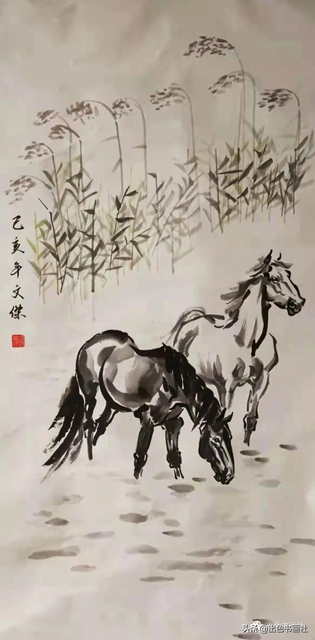 当代画马名家概览，笔墨间的骏马精神