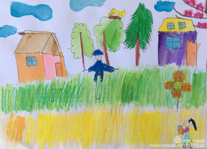 乡村画卷，小学生眼中的田园诗篇