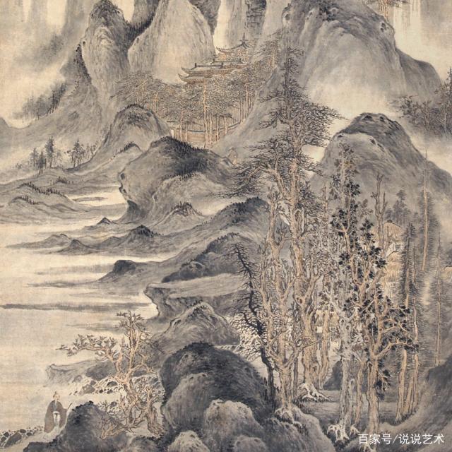 明代著名山水画，笔墨间的自然韵律与人文情怀