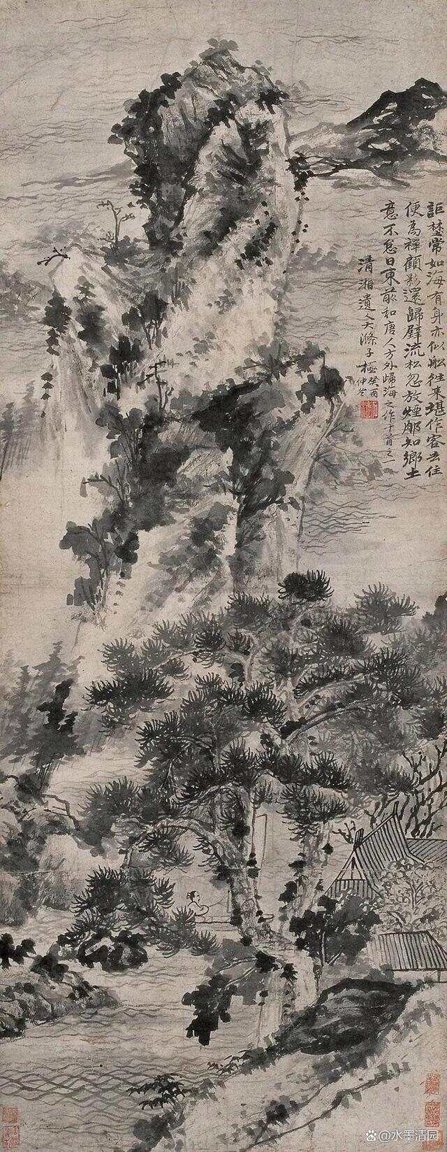 石涛，山水画中的情感抒发与自然再造