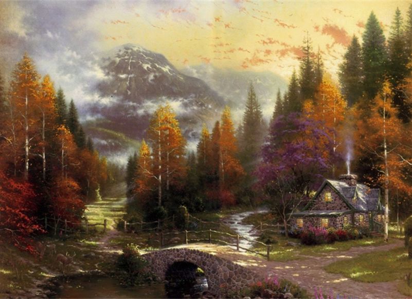 风景油画名画欣赏，穿越时空的视觉盛宴