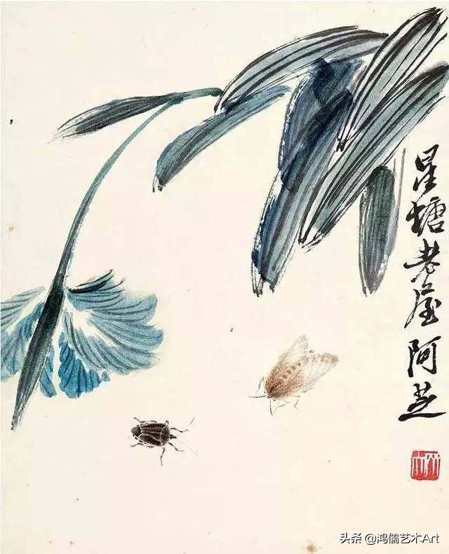 齐白石作品赏析及介绍，笔墨丹青，尽显大师风范
