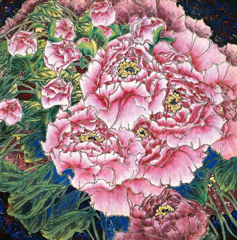 牡丹画家前十名，笔墨丹青绘国色，盛世风华展华章