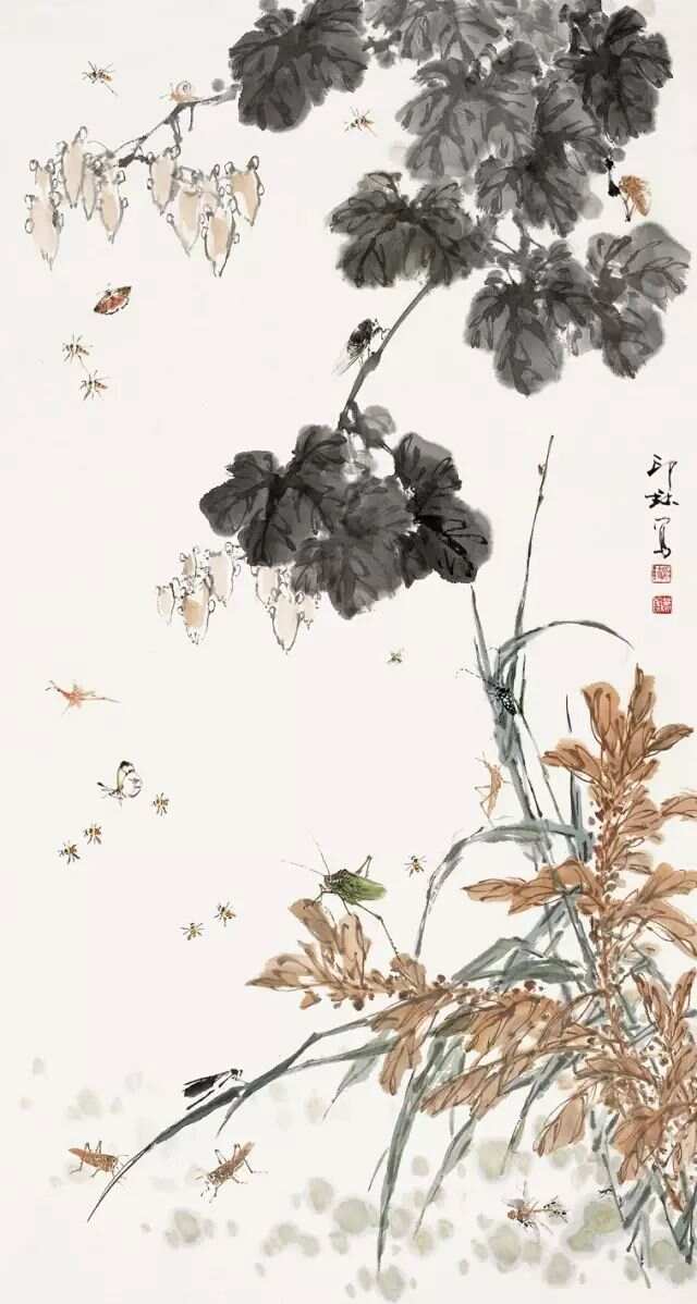 100幅绝美花鸟画，笔墨间的自然韵律