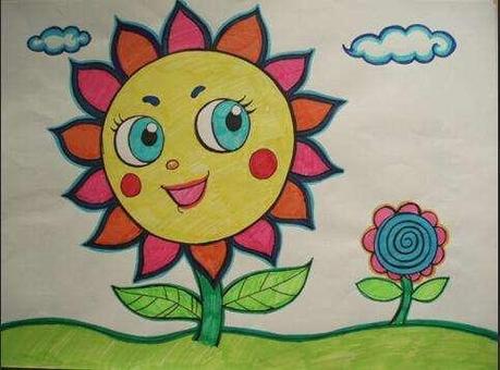 简单漂亮，中班儿童画画大全