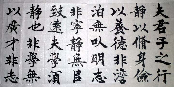 毛笔书法作品欣赏大全，横版之美，笔墨之韵