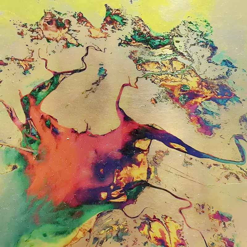 抽象艺术作品，超越现实的视觉诗篇